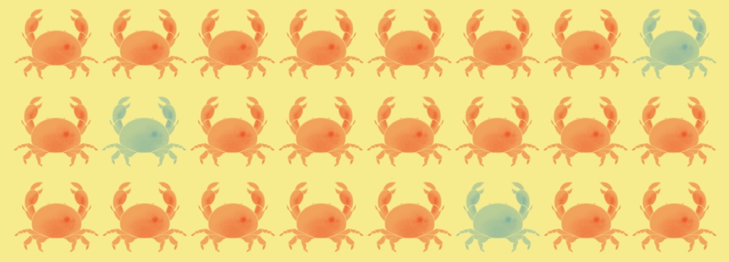 スベスベマンジュウガニのマスキングテープ