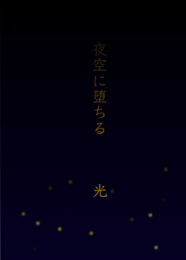夜空に堕ちる光