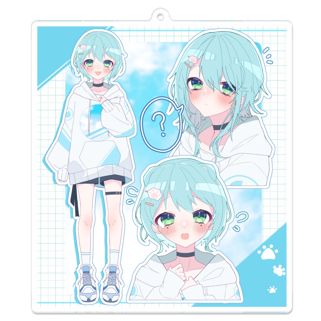 【夏神 葵】アクリルキーホルダー 私服 Ver