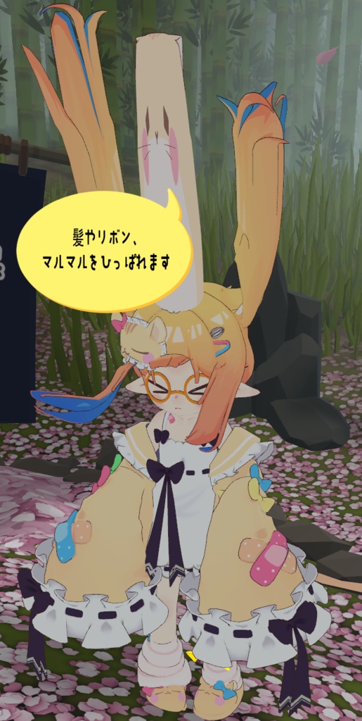 まろんちゃんとマルマル / VRChat想定オリジナル3Dモデル