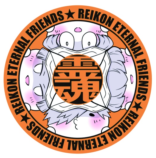 ズッ友霊魂缶バッジA [Rオレンジ]