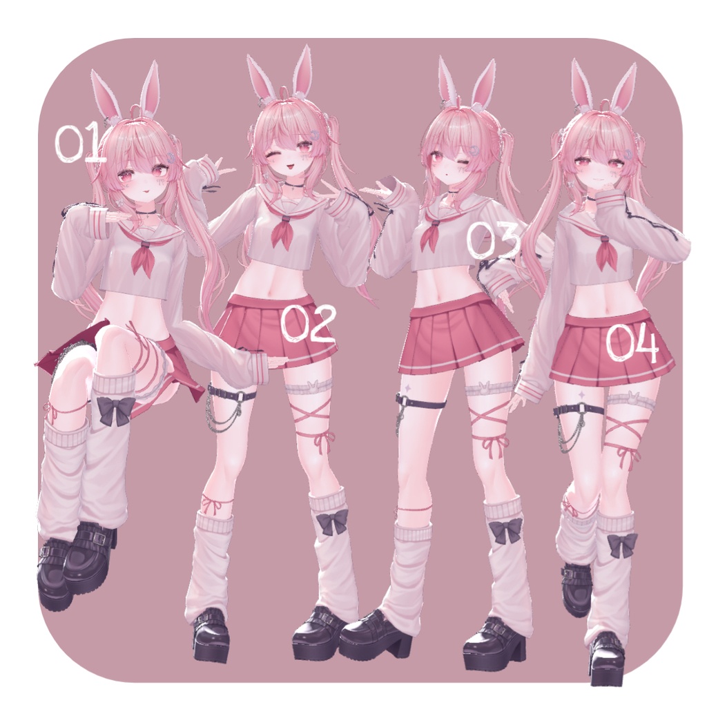 【1週間限定無料!】セレナちゃん専用 11ポーズセット