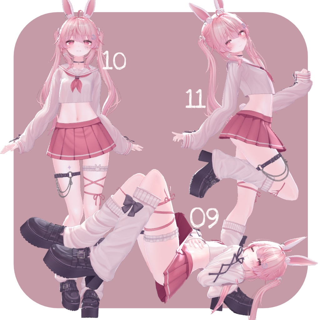 【1週間限定無料!】セレナちゃん専用 11ポーズセット