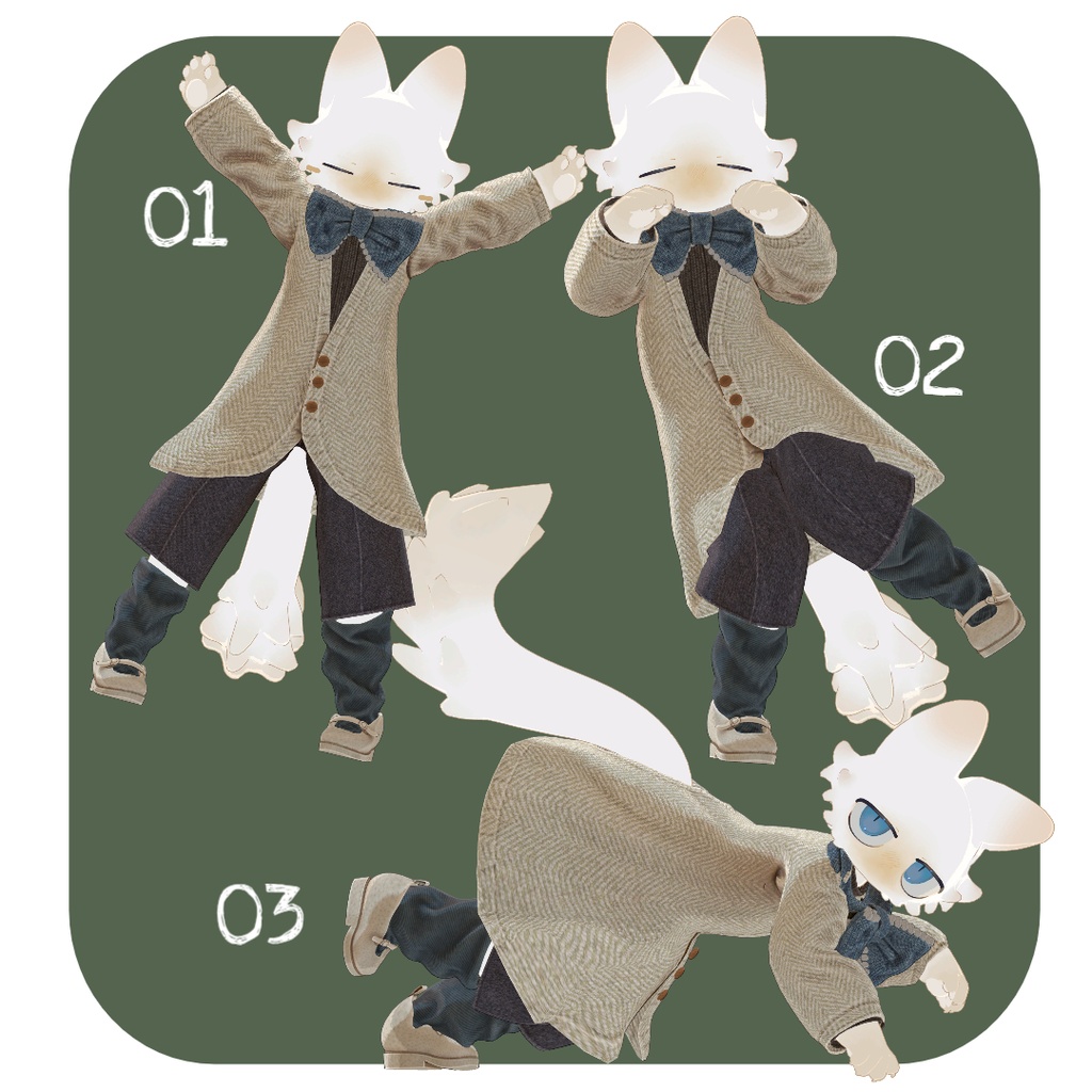 【無料】フィニシフ専用10ポーズセット