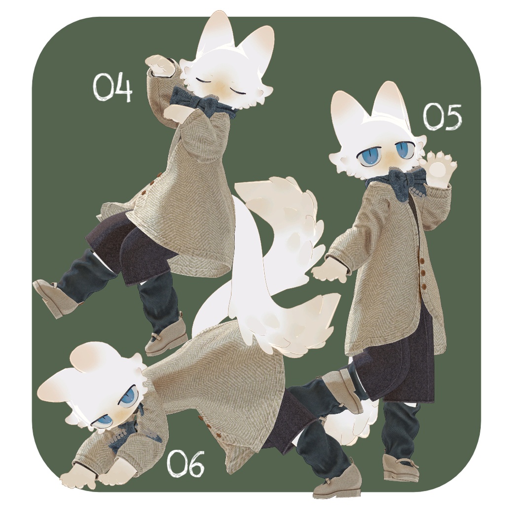 【無料】フィニシフ専用10ポーズセット