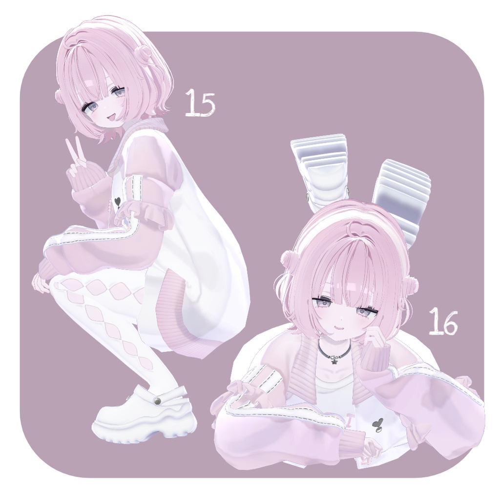 【無料】うららちゃん専用24ポーズセット