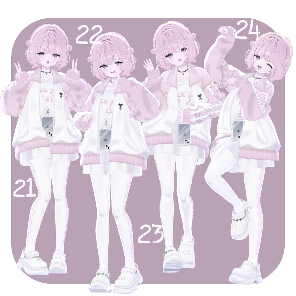 【無料】うららちゃん専用24ポーズセット