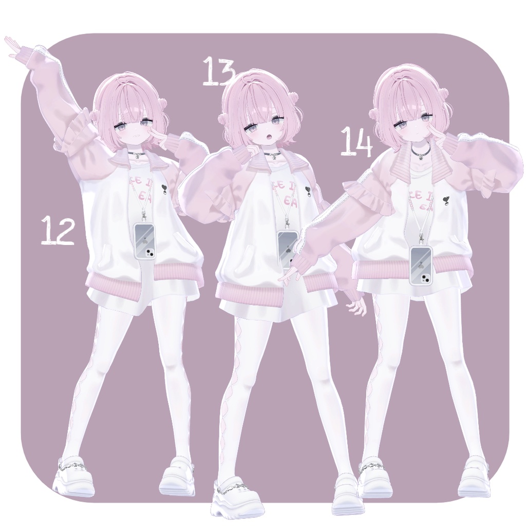 【無料】うららちゃん専用24ポーズセット