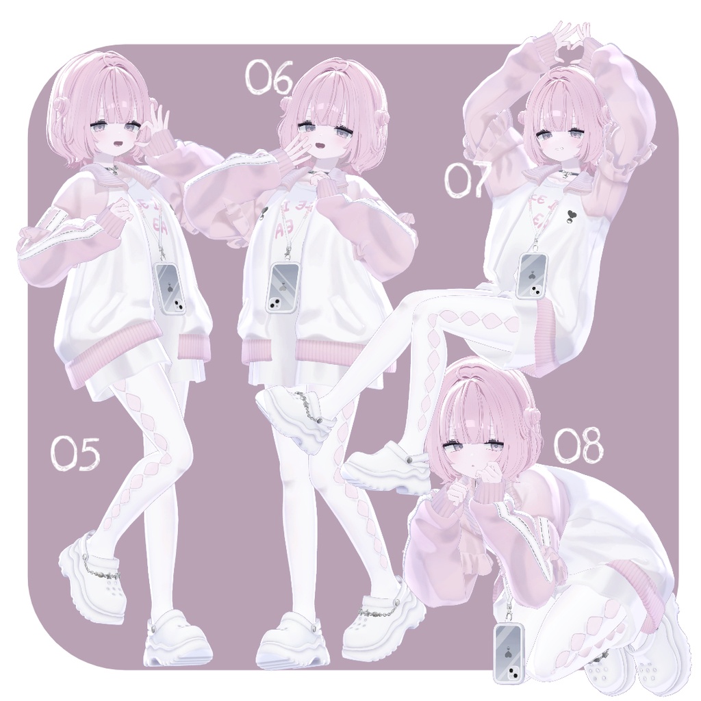 【無料】うららちゃん専用24ポーズセット