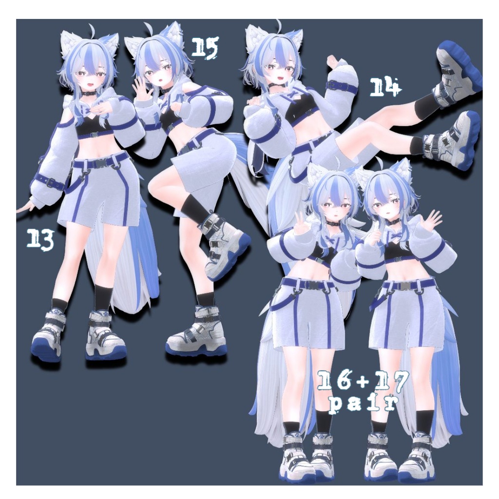 cutesy quirky pose ♡ 19種