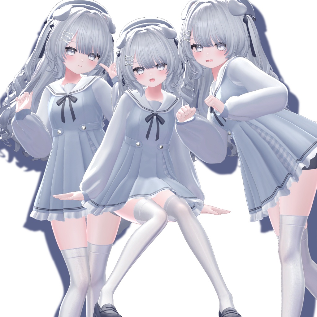 【無料あり】【2アバター対応】girls sweet pose set ♡ 40種