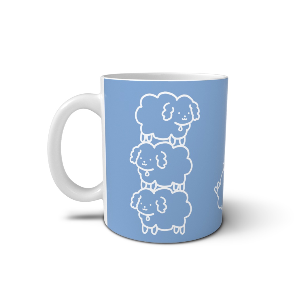 アメミヤチカ・デザインマグカップ(青)