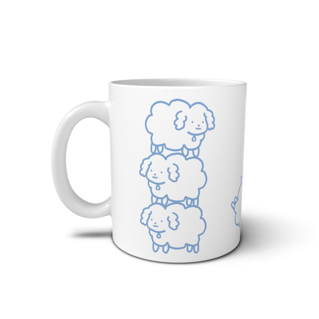 アメミヤチカ・デザインマグカップ(白)