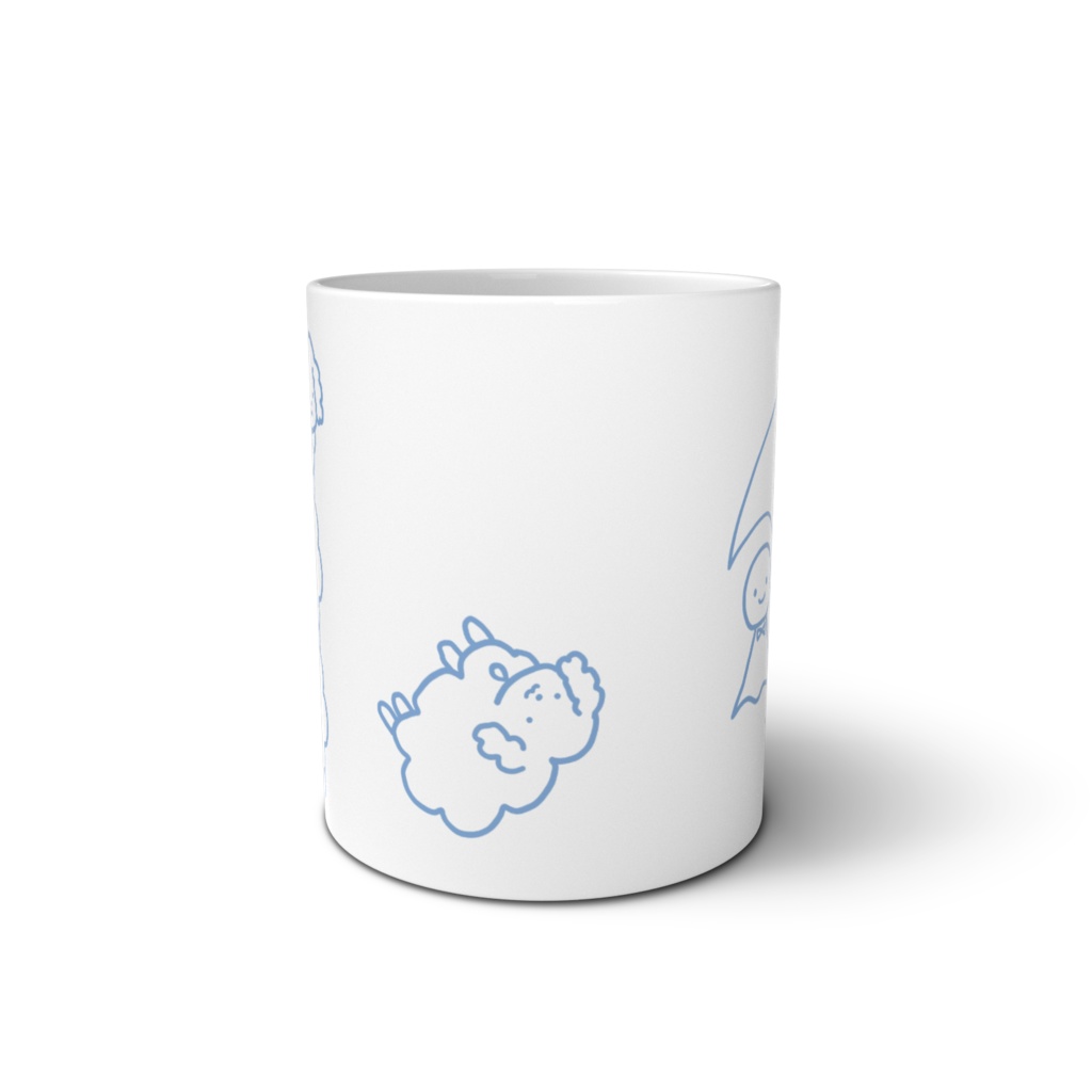 アメミヤチカ・デザインマグカップ(白)