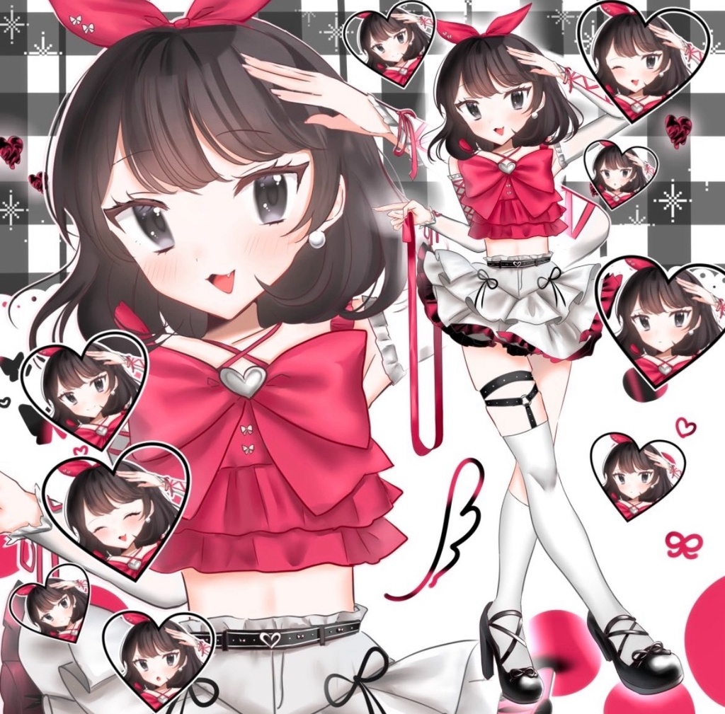 【立ち絵素材】アイドル女子ちゃん
