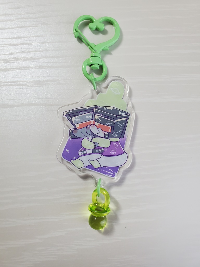 スクラッパーとグレン アクリルキーホルダー