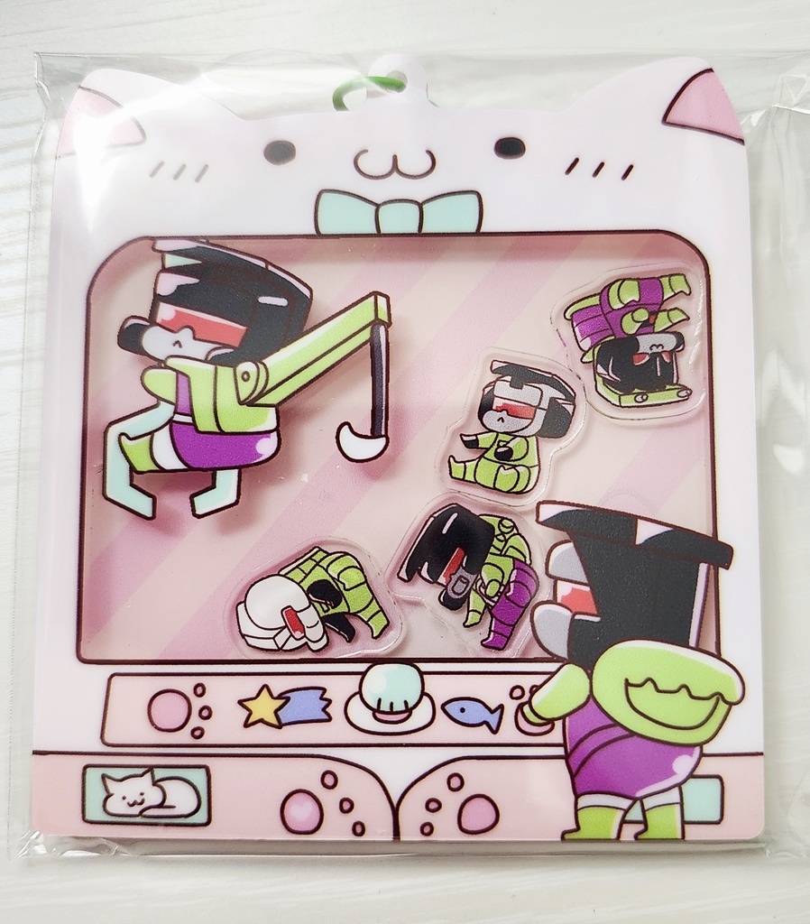 ビルドロン しゃかしゃかアクリルキーホルダー
