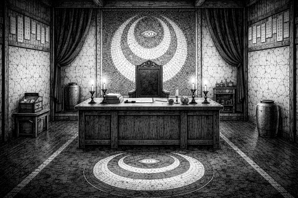 【無料有】カルト宗教100枚【漫画用背景素材】