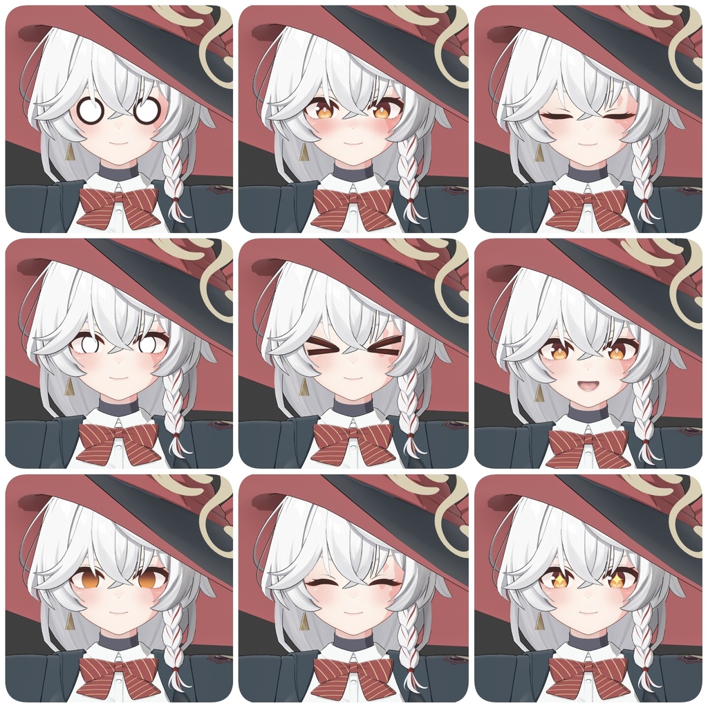 Blue Archive 3Dモデル 白尾 エリ 白尾绘里