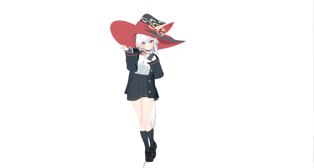 Blue Archive 3Dモデル 白尾 エリ 白尾绘里