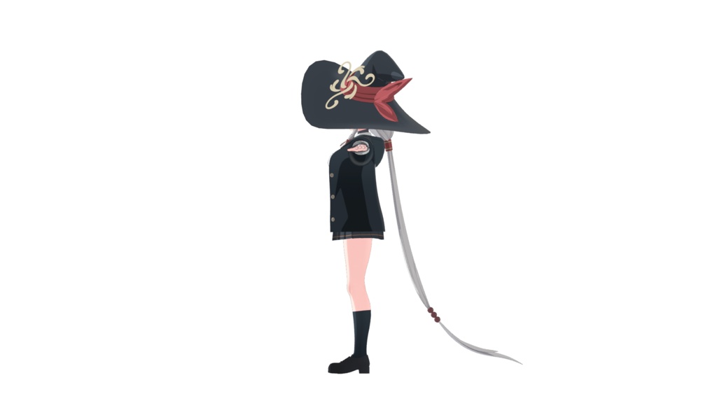 Blue Archive 3Dモデル 白尾 エリ 白尾绘里