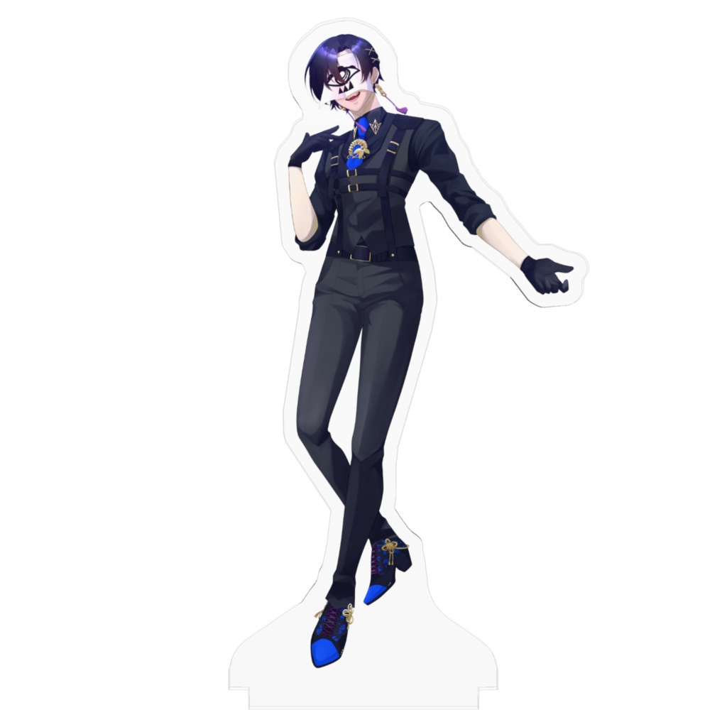 枝垂満月ー面布:眼、羽織オフーアクリルスタンド!!