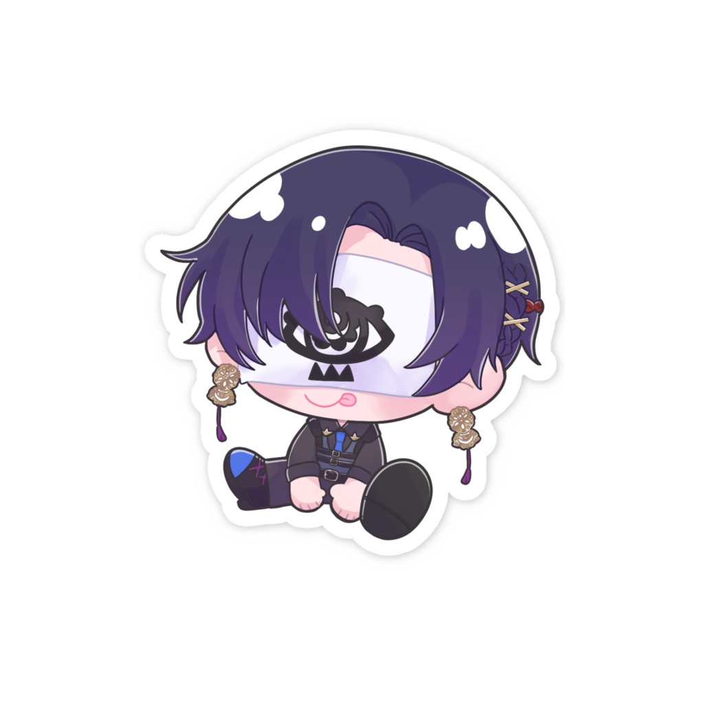 ちびしだれ -スマホステッカー-