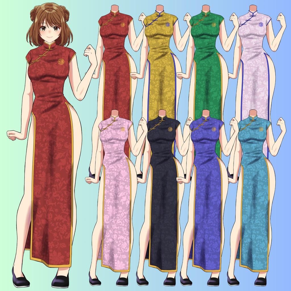 ロングチャイナドレス【レディース】