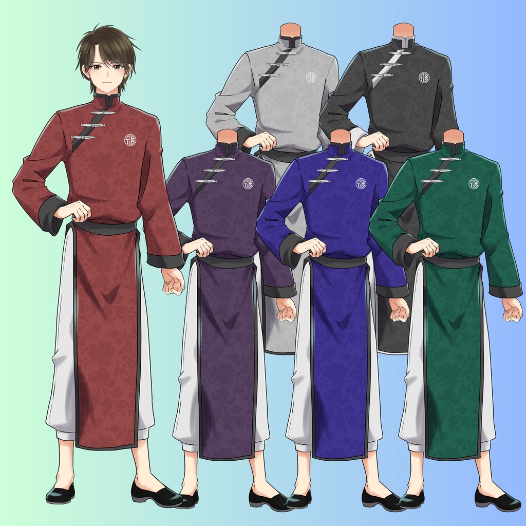 ロングチャイナ服【メンズ】