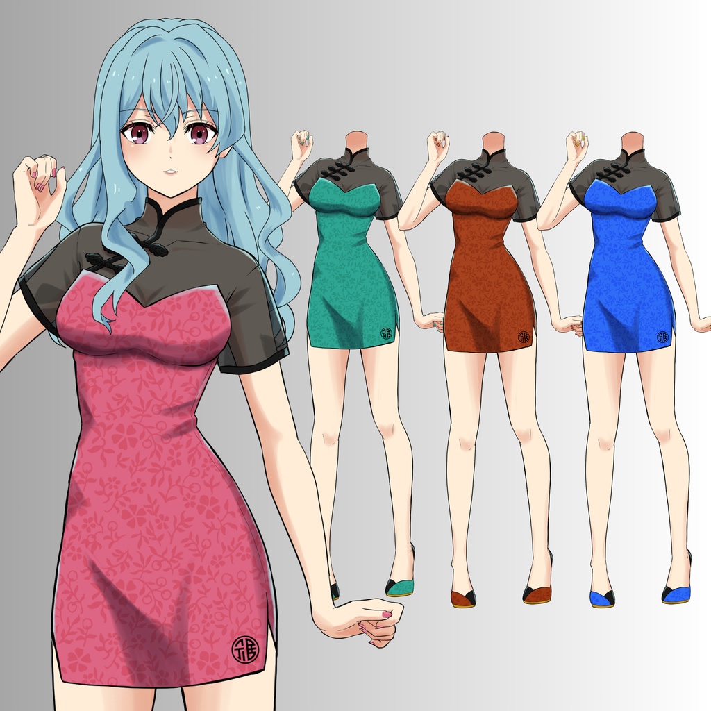 シースルーショートチャイナドレス【レディース】