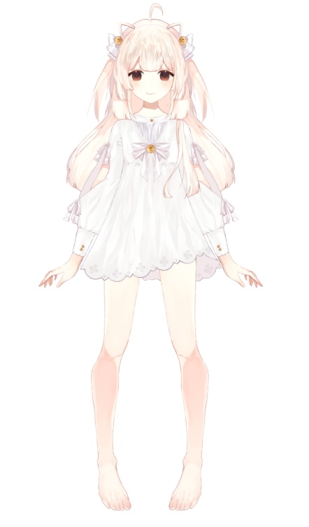 ❀ Cat Pajama Vtuber Model Live2D❀ 