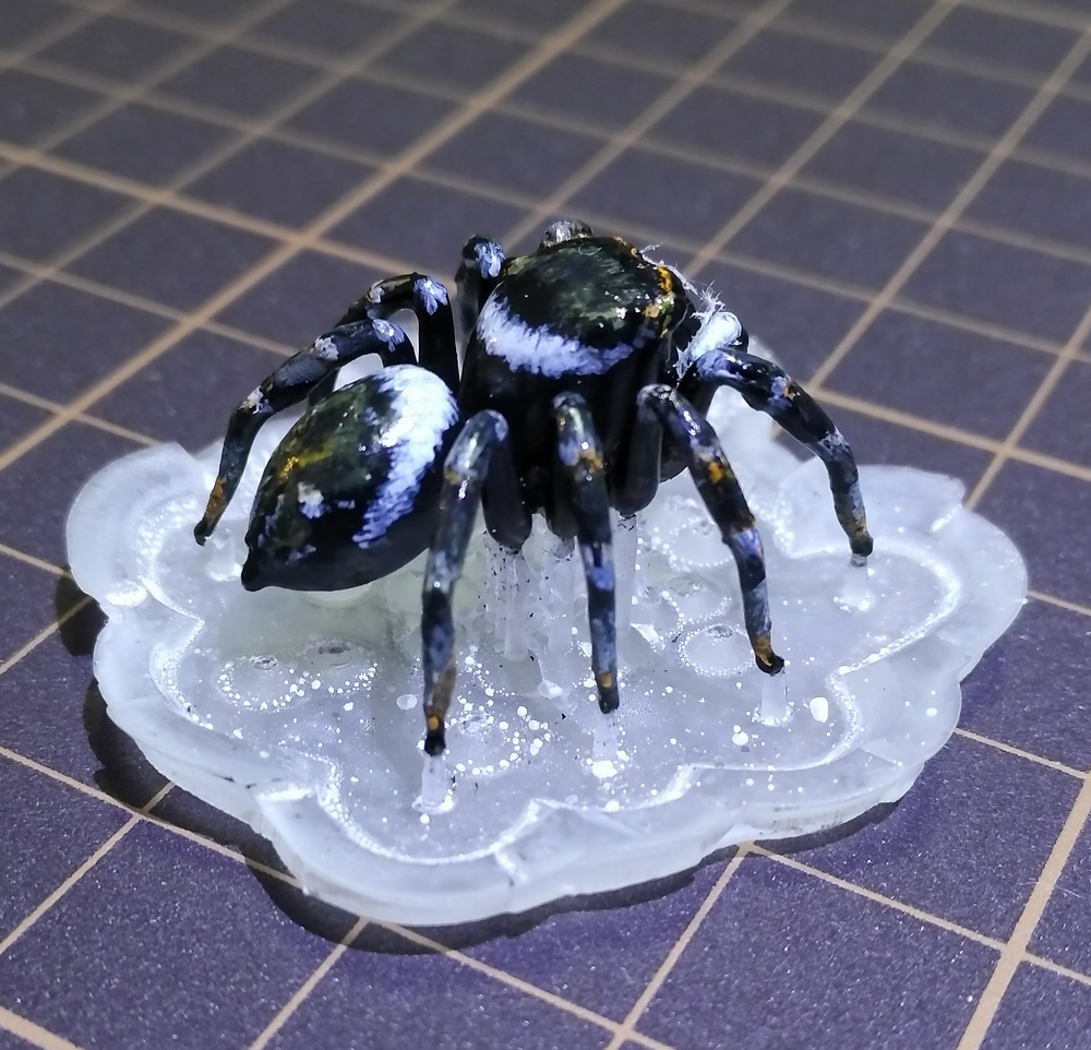 ハエトリグモ (光造形3Dプリンター向け STLファイル ポーズ集)