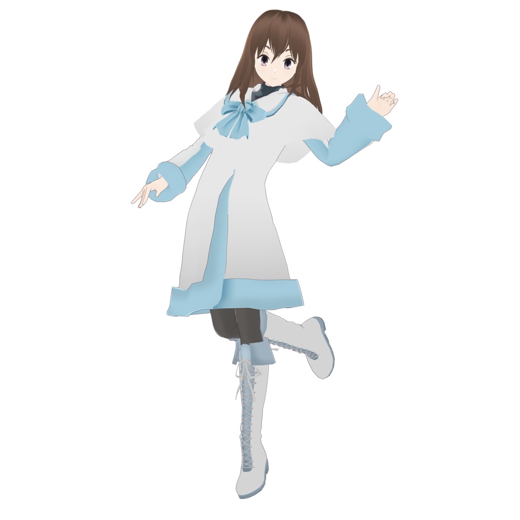 【FreeVRM】VRMユノちん(メルクリウスの青い砂)※vroidファイル付き