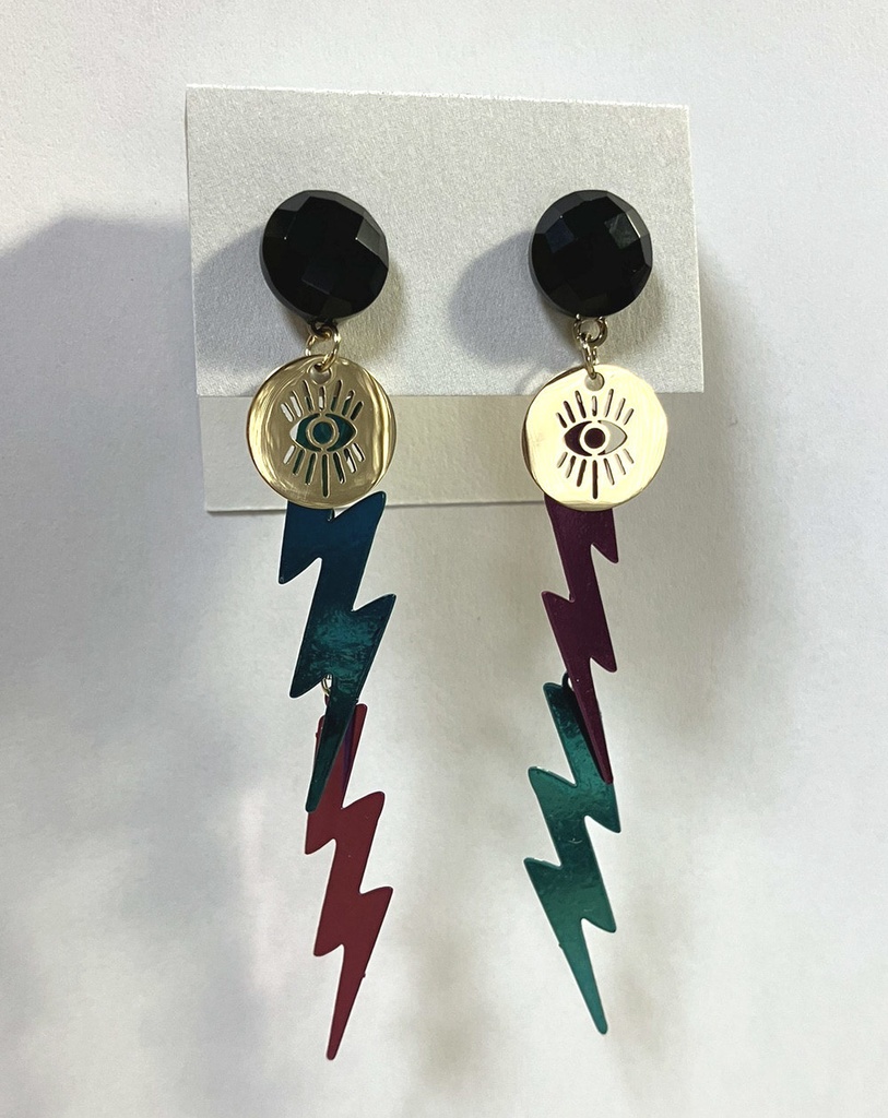 FGO / インドラ様概念天然石ピアス(2way / チタン)