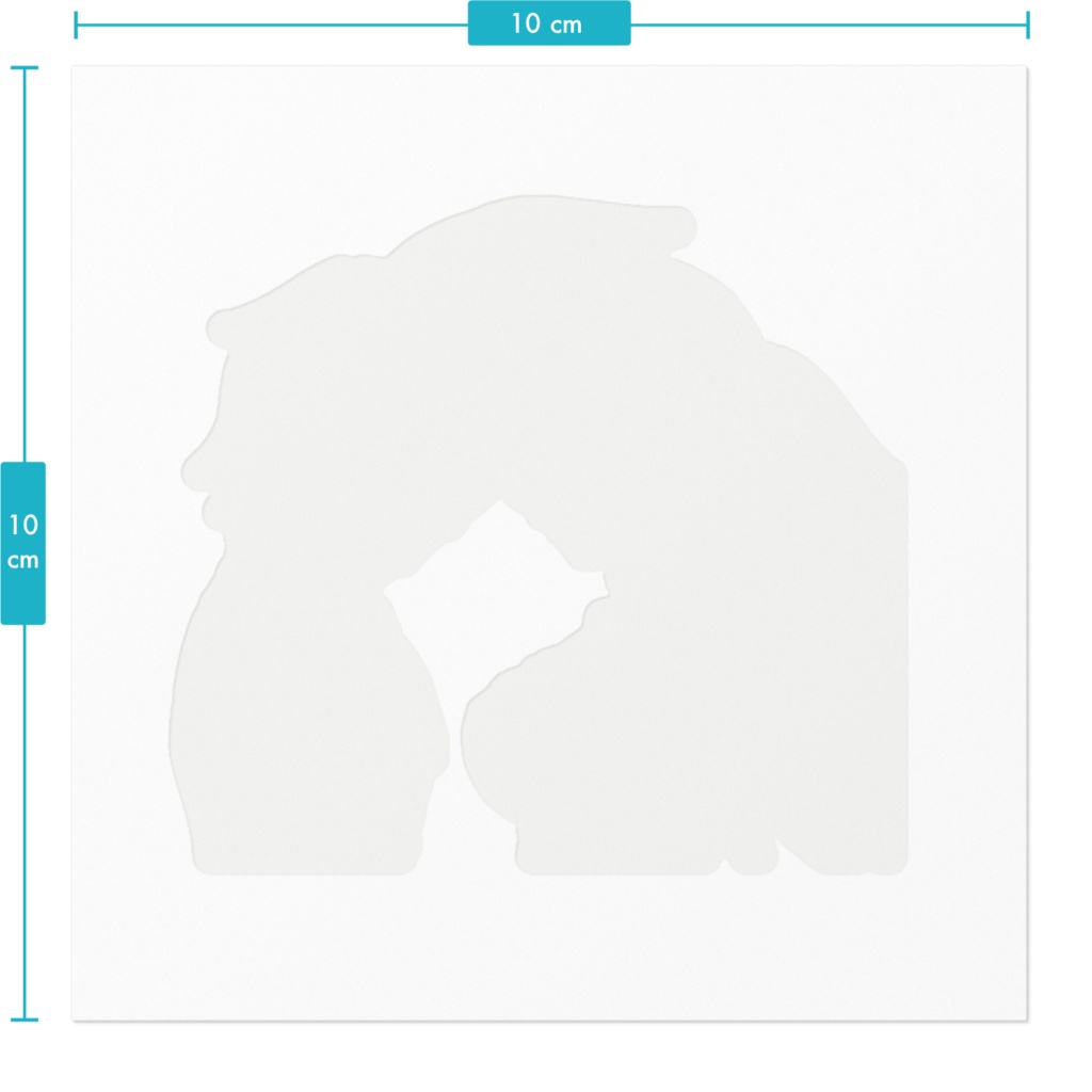 夜白 ステッカー