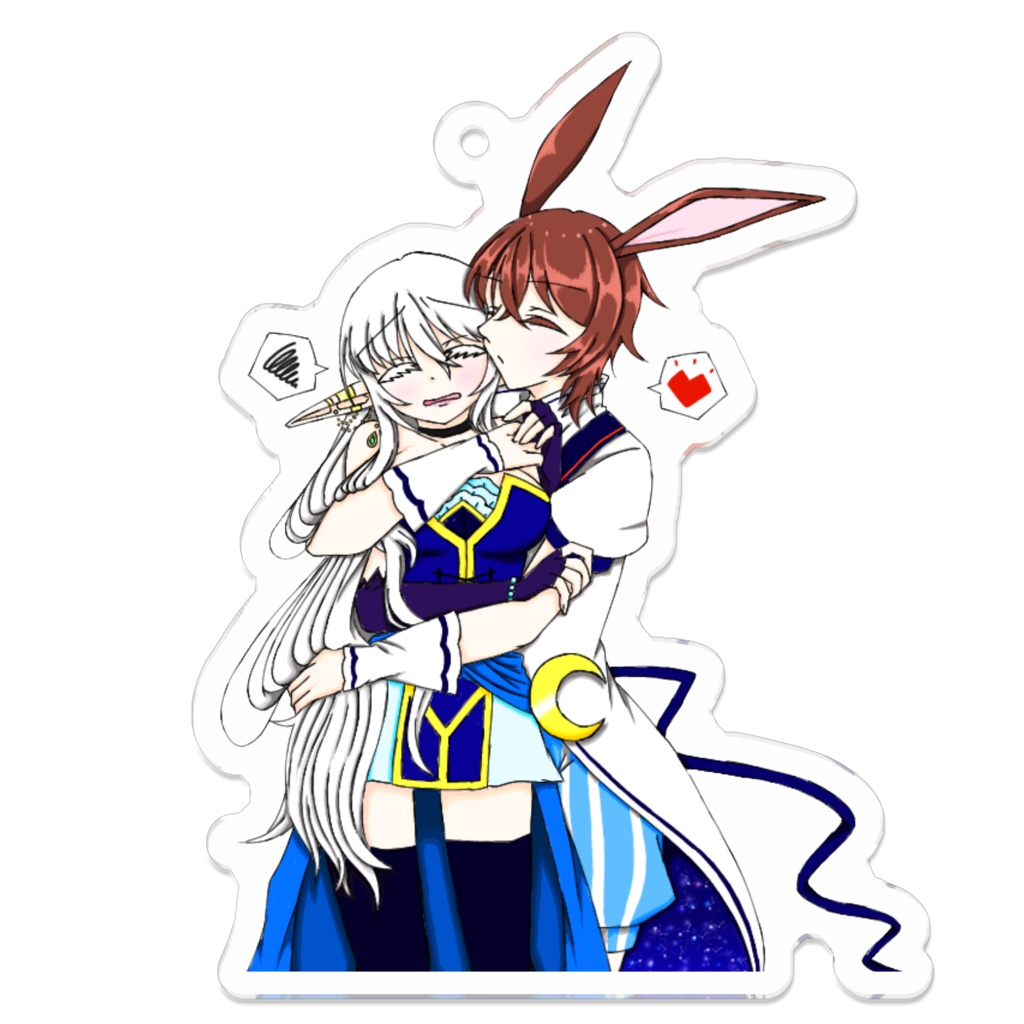 夜白 アクキー ver2