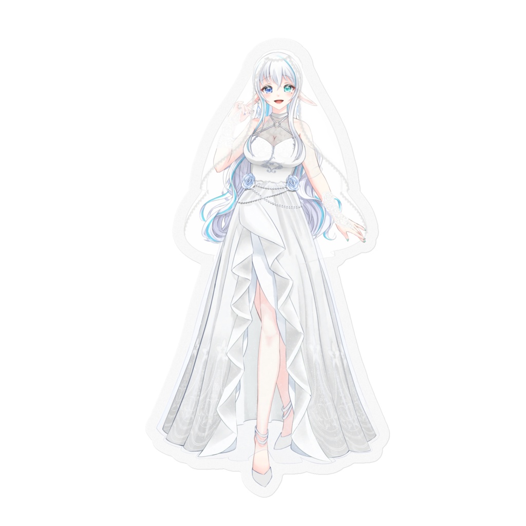 白神水 ハク ウェディングドレスver ステッカー
