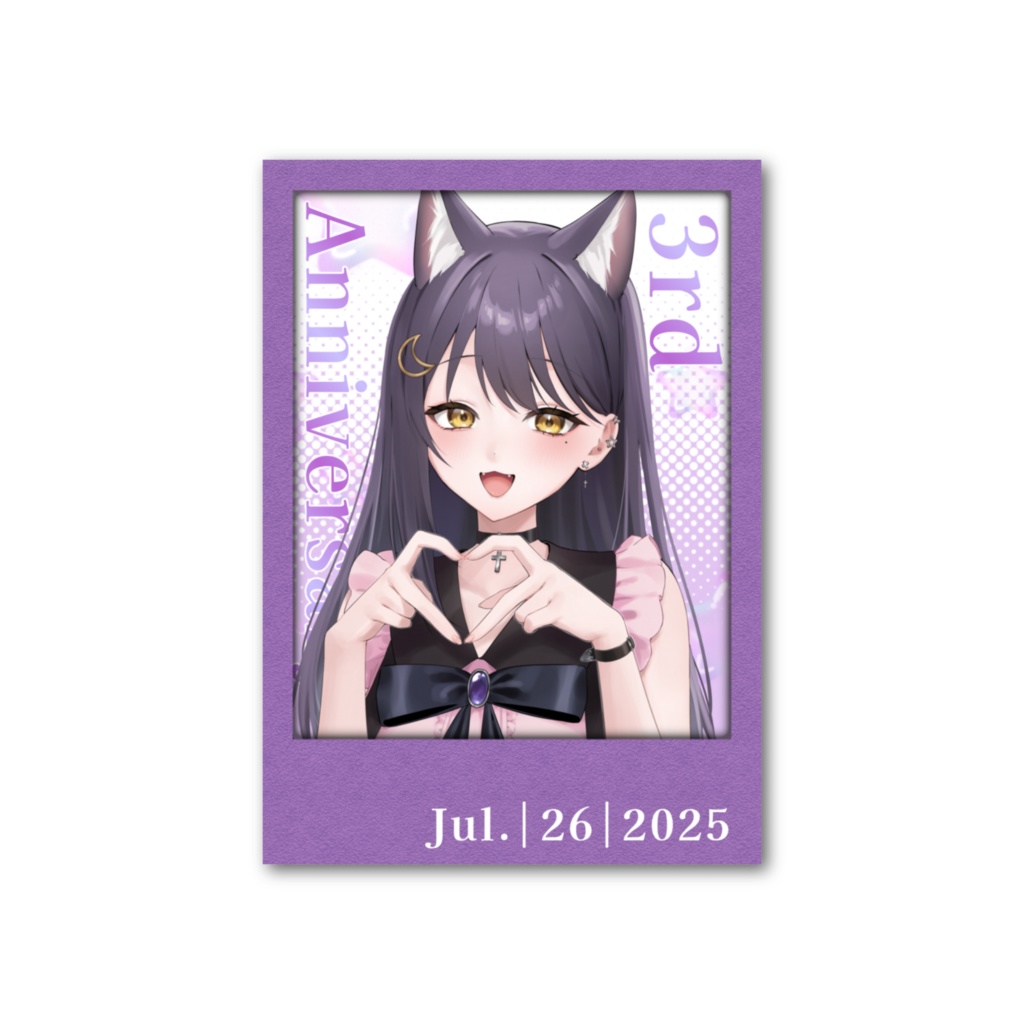 3周年記念フォト風カード