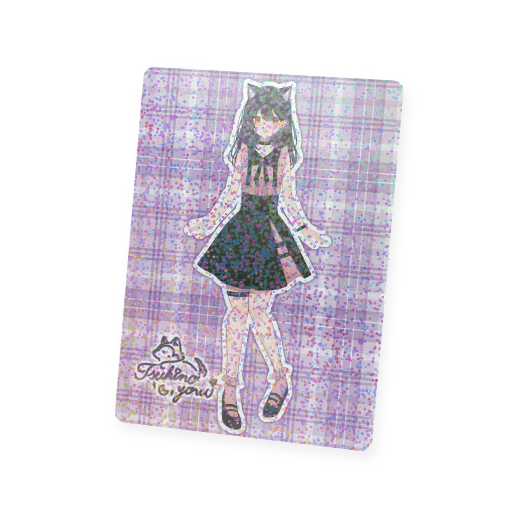 3周年記念ホログラムプラスチックカード