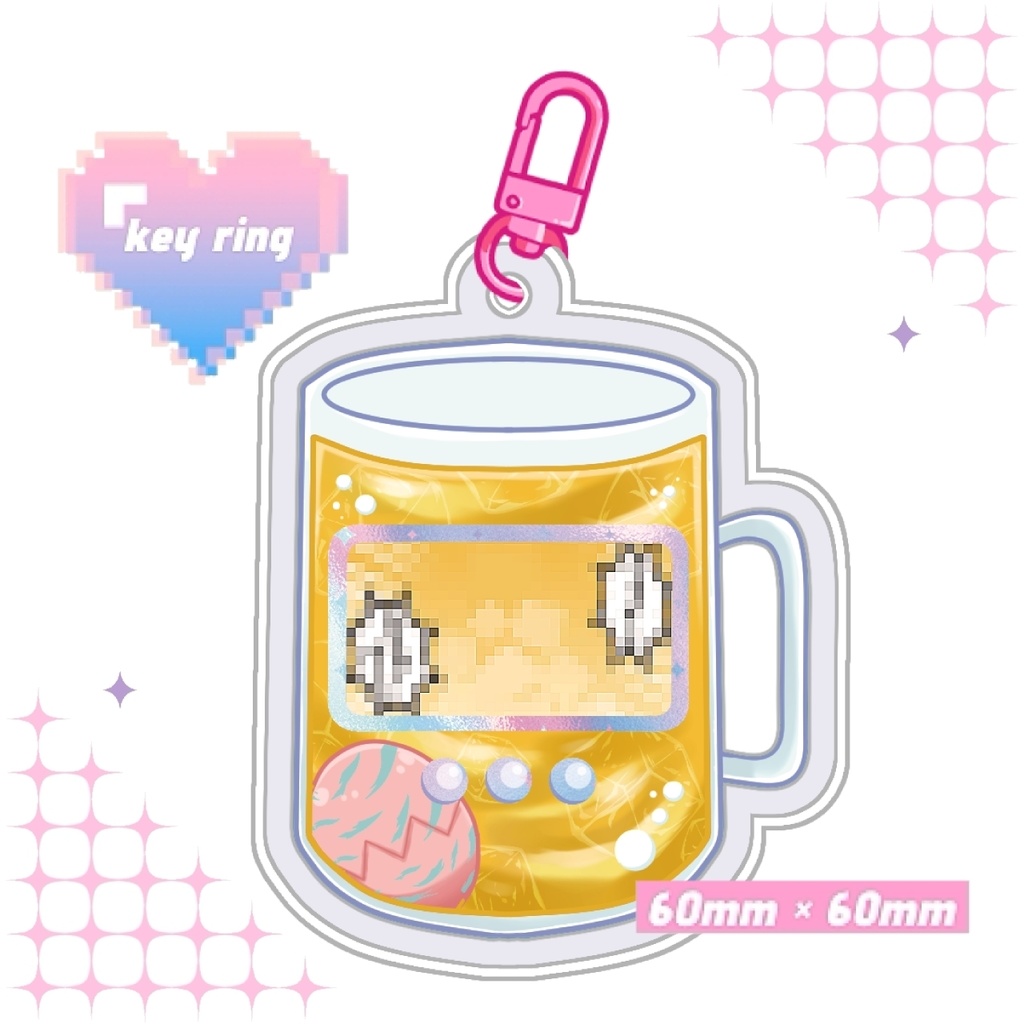 【非公式】MECHATU-A レイヤーアクリルキーホルダー＆学生証風カード　赤城ウェン