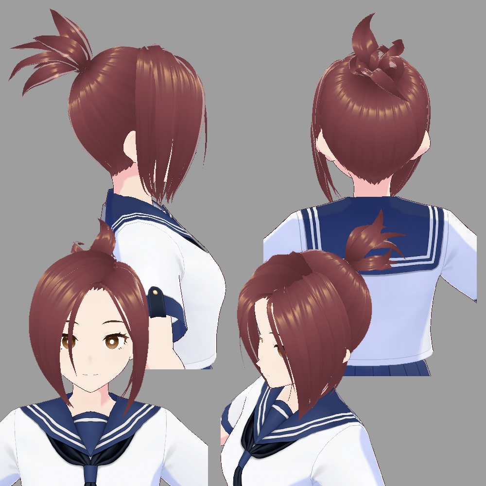 【VRoid】KIBUNYA.5 気分で変えられるヘアープリセット5【hair preset】