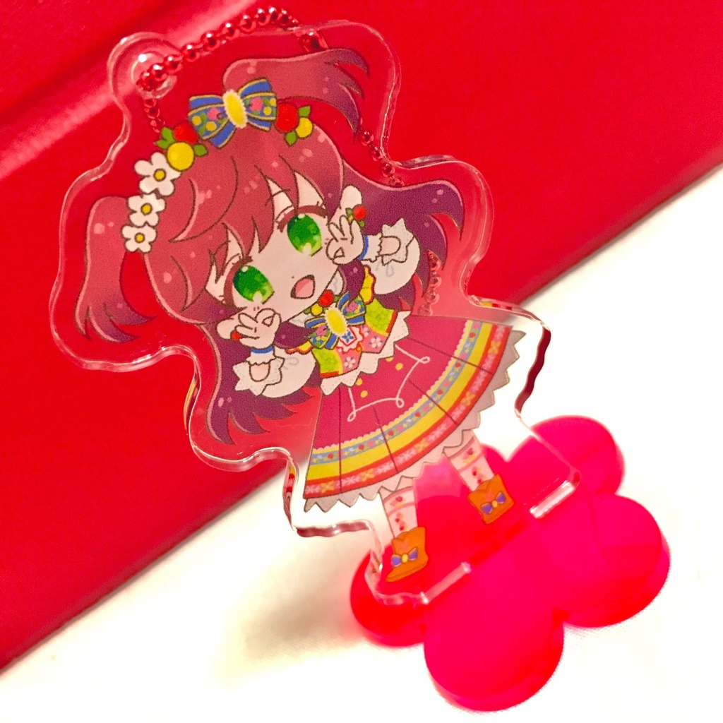 アクリルスタンドキーホルダー 春風わかば ぴこりぼん Booth