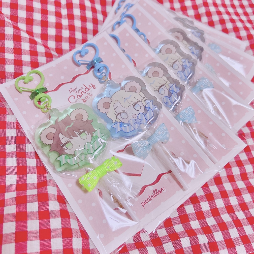 キャンディアクリルキーホルダーセット