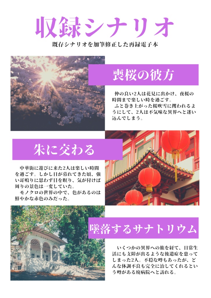 【アンサング・デュエット】ENGAGED【シナリオ集】