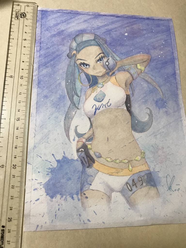 ルリナ 水彩原画