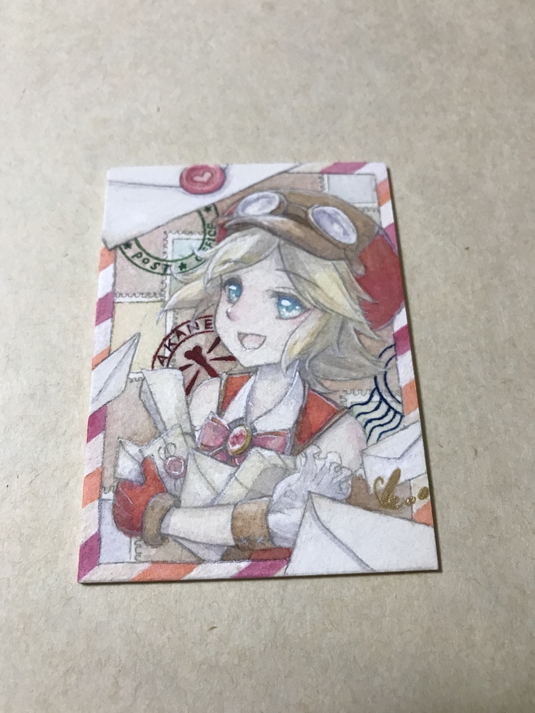 ATCサイズ 水彩原画a1