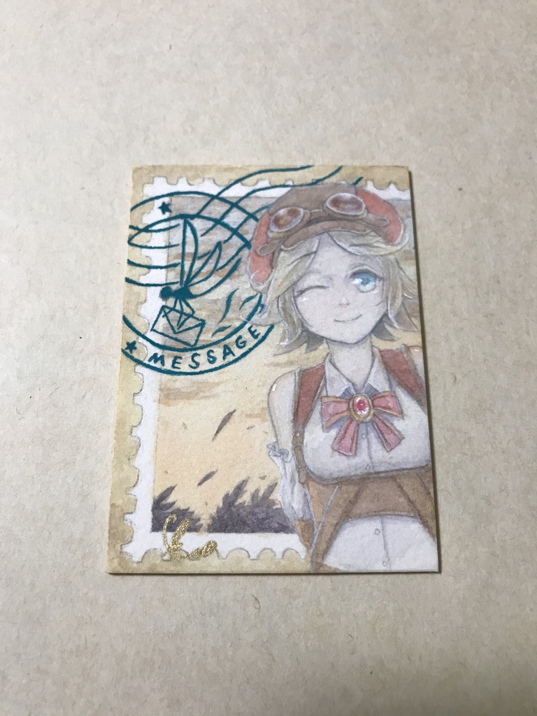 ATCサイズ 水彩原画a2