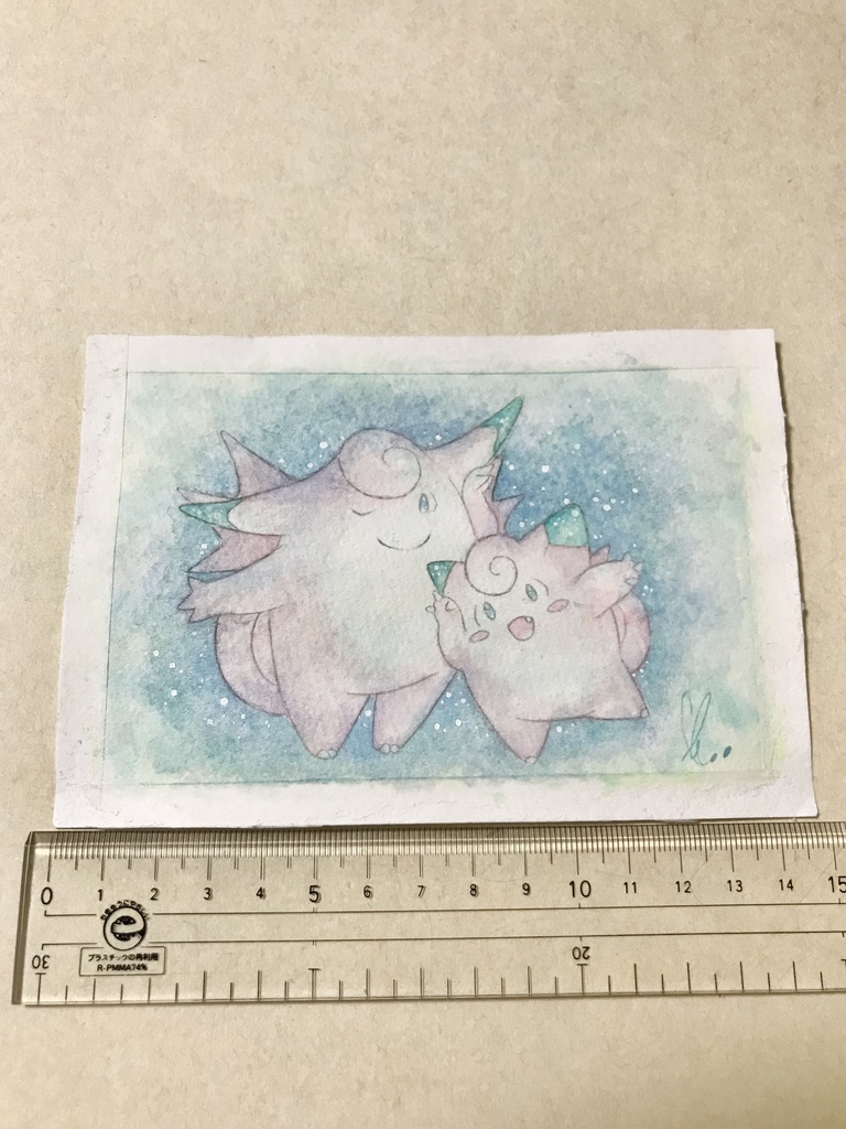 ピッピとピクシー 水彩原画