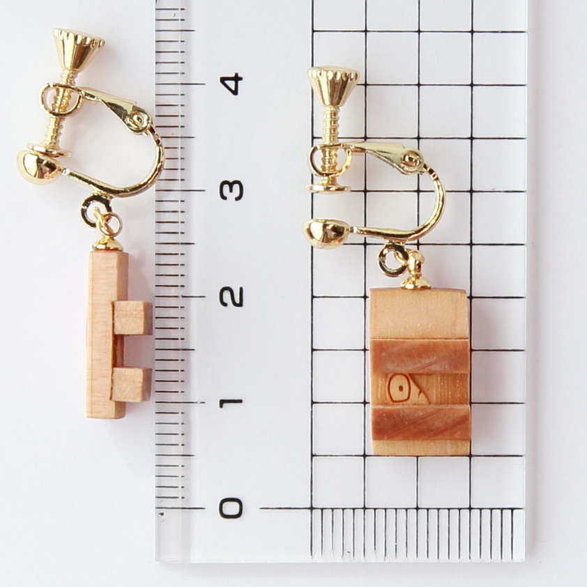 鬼太郎の下駄ピアス