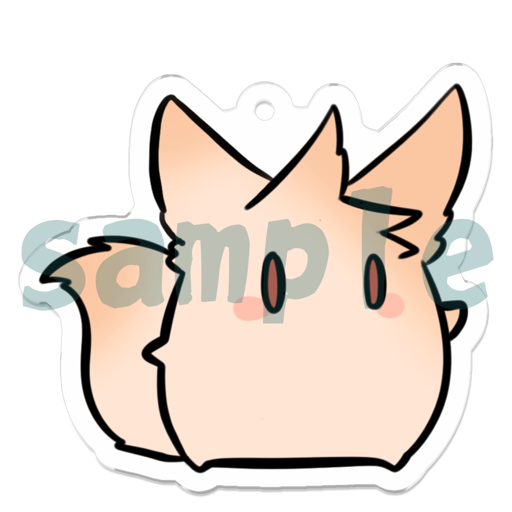 毛玉狼ちゃんアクキー